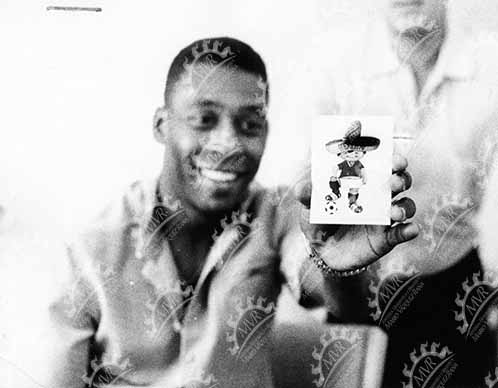 México 1970 - Pelé con Juanito la mascota de México 1970